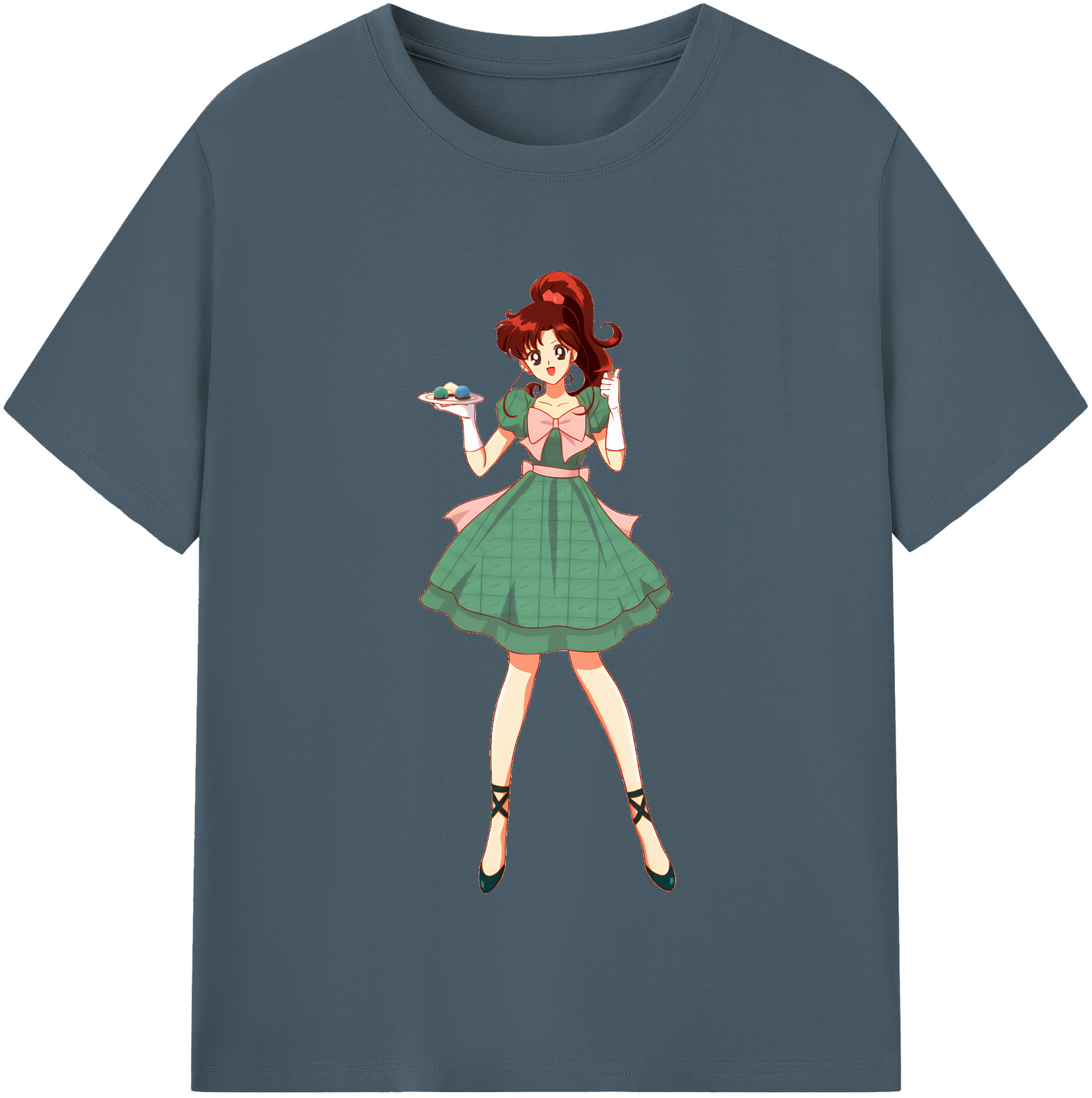 （画像用） 美少女戦士セーラームーン 木野 まこと きの まこと Sailor Moon Kino Makoto （セーラージュピター；Sailor Jupiter） 綿100％半袖Tシャツ（フロントプリント）